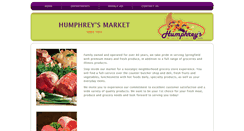 Desktop Screenshot of humphreysmarket.com